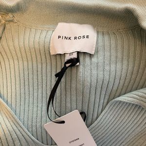 Pink Rose Matching Ribbed Set